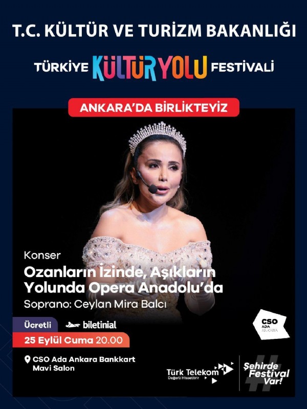 BAKAN ERSOY CSO ADA ANKARA’NIN YENİ SEZON PROGRAMINI DUYURDU